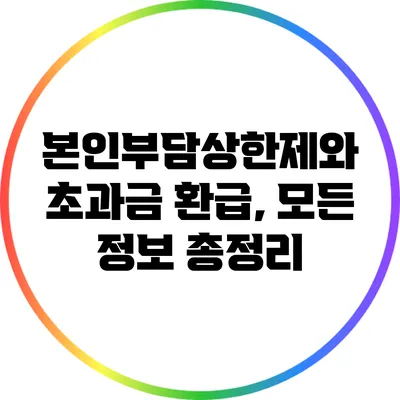 본인부담상한제와 초과금 환급, 모든 정보 총정리